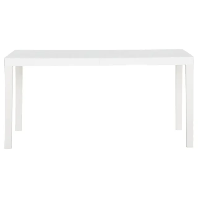 Table de jardin 150x90x72 cm PP Blanc