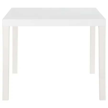 Table de jardin 150x90x72 cm PP Blanc