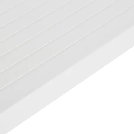 Table de jardin 150x90x72 cm PP Blanc