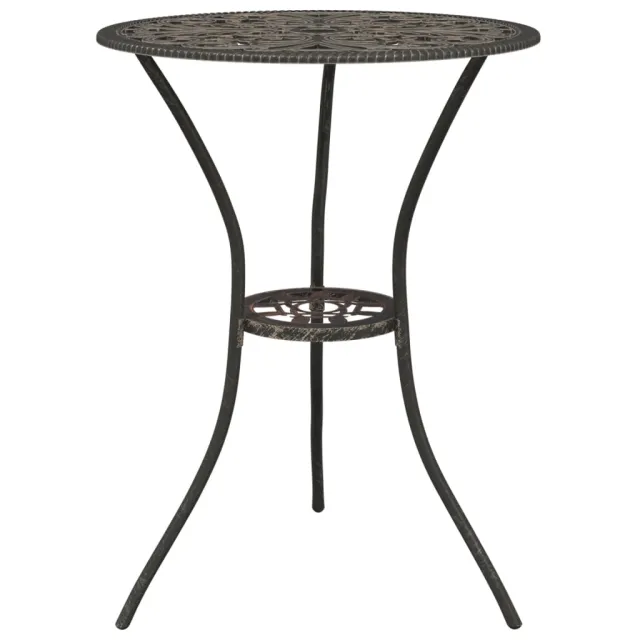 Ensemble de bistro 3 pcs Aluminium coulé Bronze