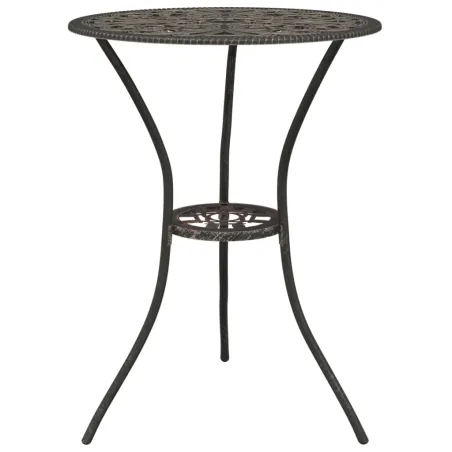 Ensemble de bistro 3 pcs Aluminium coulé Bronze