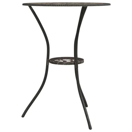 Ensemble de bistro 3 pcs Aluminium coulé Bronze