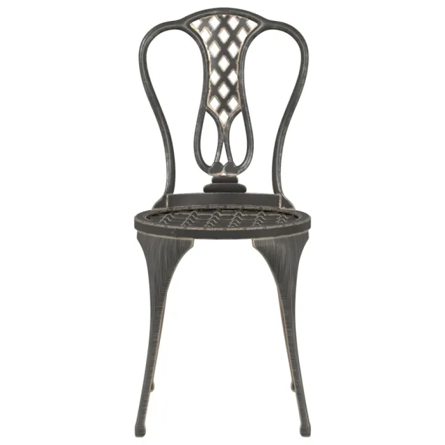 Ensemble de bistro 3 pcs Aluminium coulé Bronze