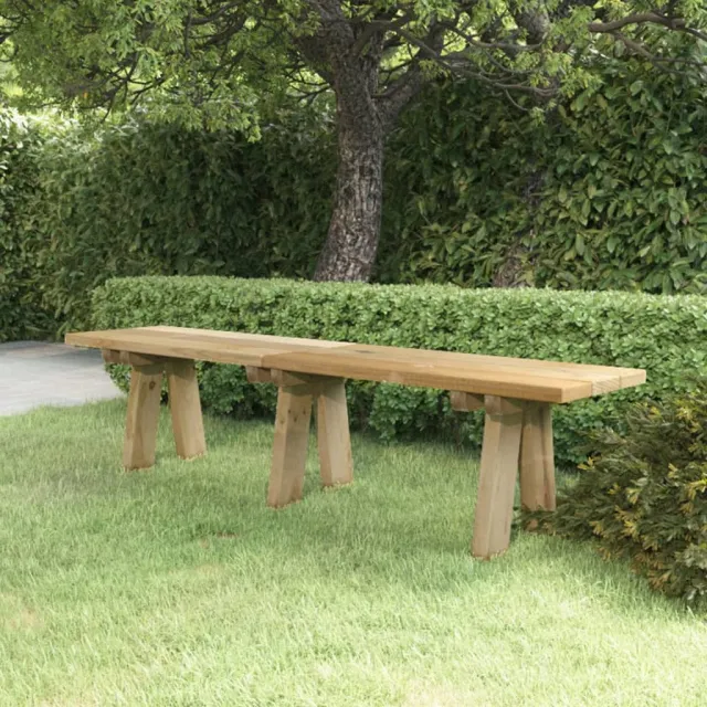 Banc de jardin 160 cm bois de pin massif imprégné