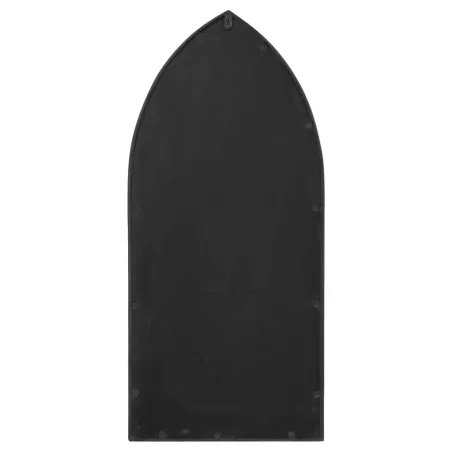 Miroir de jardin Noir 100x45 cm Fer pour utilisation extérieure
