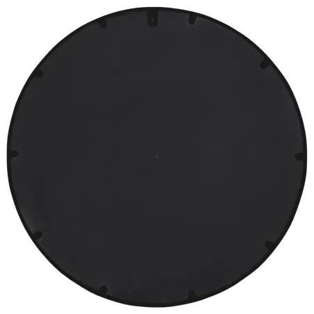 Miroir de jardin Noir 60x4 cm Fer Rond utilisation extérieure