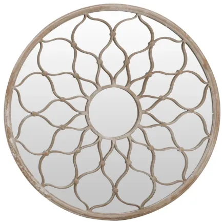 Miroir de jardin Sable 60x3 cm Fer Rond utilisation extérieure 2