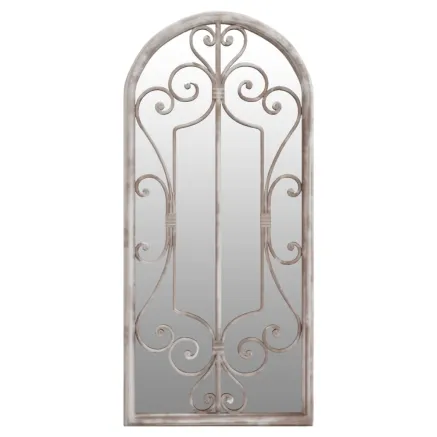 Miroir de jardin Sable 100x45cm Fer pour utilisation extérieure 2