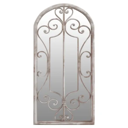 Miroir de jardin Sable 70x30 cm Fer pour utilisation extérieure 2