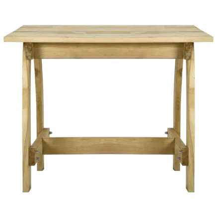 Table de jardin 110x74x75 cm Bois de pin imprégné 2