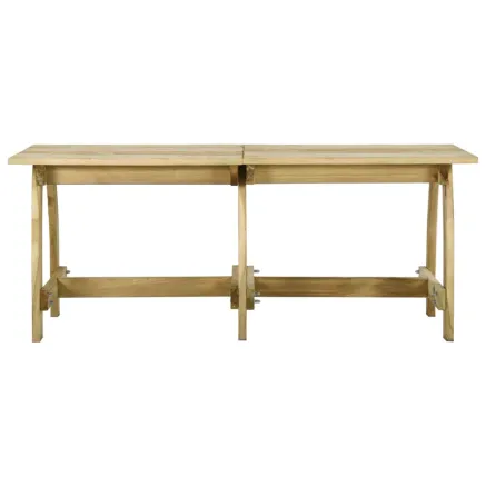Table de jardin 220x74x75 cm Bois de pin imprégné 2