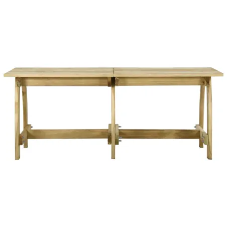 Table de jardin 220x74x75 cm Bois de pin imprégné