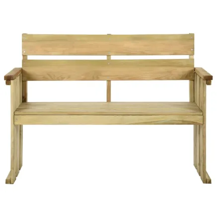 Banc de jardin 121 cm bois de pin imprégné 2