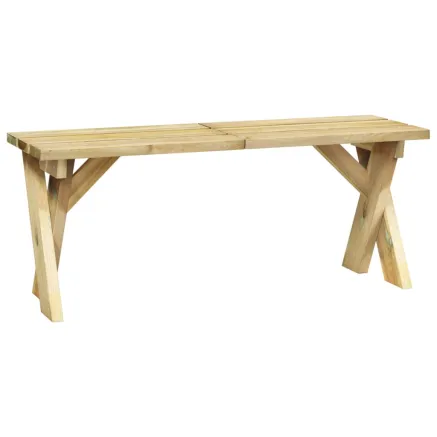 Banc de jardin 110 cm Bois de pin imprégné 2