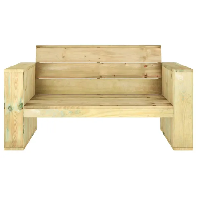 Banc de jardin 139 cm bois de pin imprégné