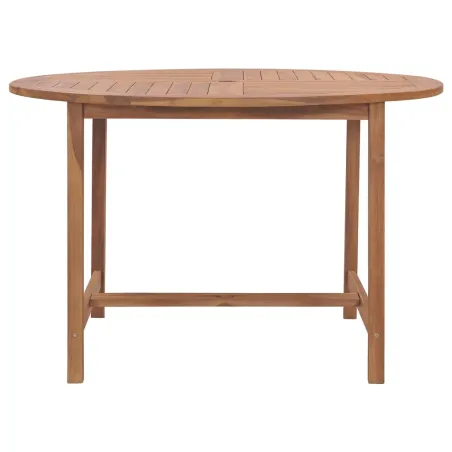 Table de salle à manger de jardin Ø110x75cm Bois massif de teck