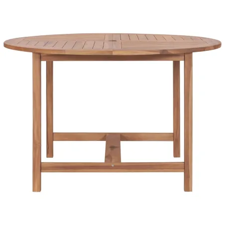 Table de salle à manger de jardin Ø110x75cm Bois massif de teck