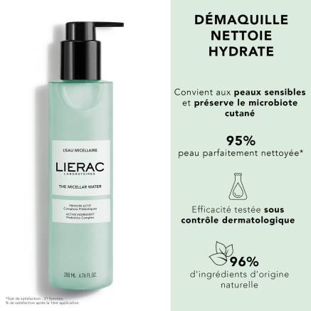 Struccante Viso Lierac L'Eau Micellaire 50 ml 2