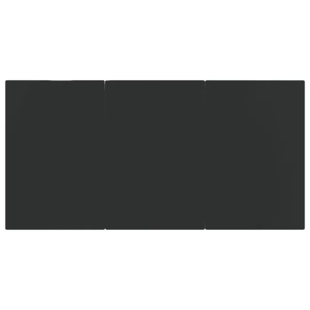 Ensemble à manger jardin et coussins 7 pcs Noir et gris Rotin