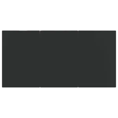 Ensemble à manger jardin et coussins 7 pcs Noir et gris Rotin