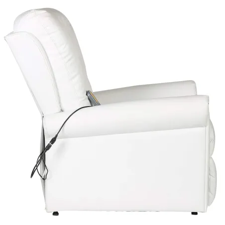 Chaise de massage électrique Blanc crème 78 x 148 x 71 cm