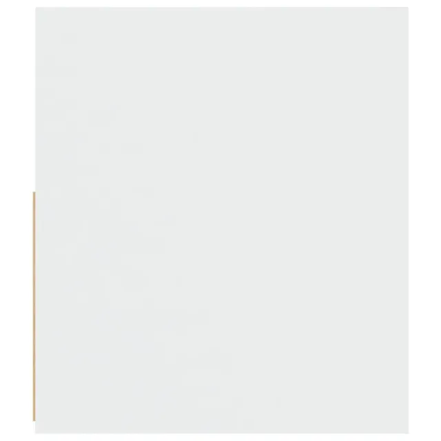 Tables de chevet 2 pcs avec LED Blanc 60x35x40 cm