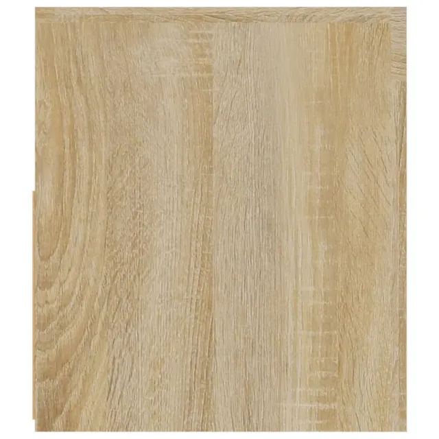 Tables de chevet 2 pcs avec LED Chêne Sonoma 60x35x40 cm