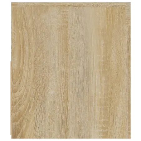 Tables de chevet 2 pcs avec LED Chêne Sonoma 60x35x40 cm