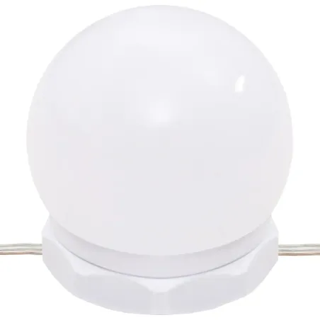 Coiffeuse avec LED sonoma gris 130x50x132,5 cm