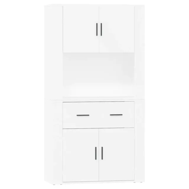 Buffet haut Blanc Bois d'ingénierie