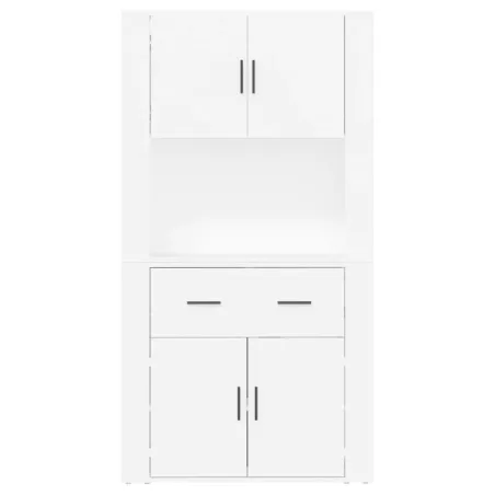 Buffet haut Blanc Bois d'ingénierie