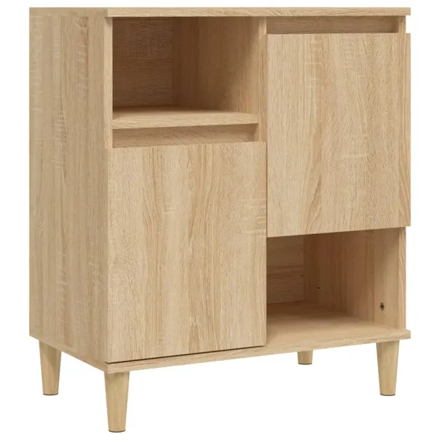 Buffets 2 pcs chêne sonoma 60x35x70 cm bois d'ingénierie