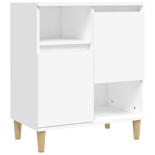 Buffets 3 pcs blanc 60x35x70 cm bois d'ingénierie