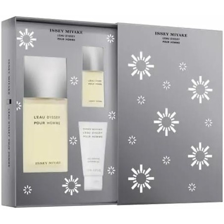 Set de Perfume Mujer Issey Miyake L'Eau d'Issey Pour Homme EDT 3 Pieza