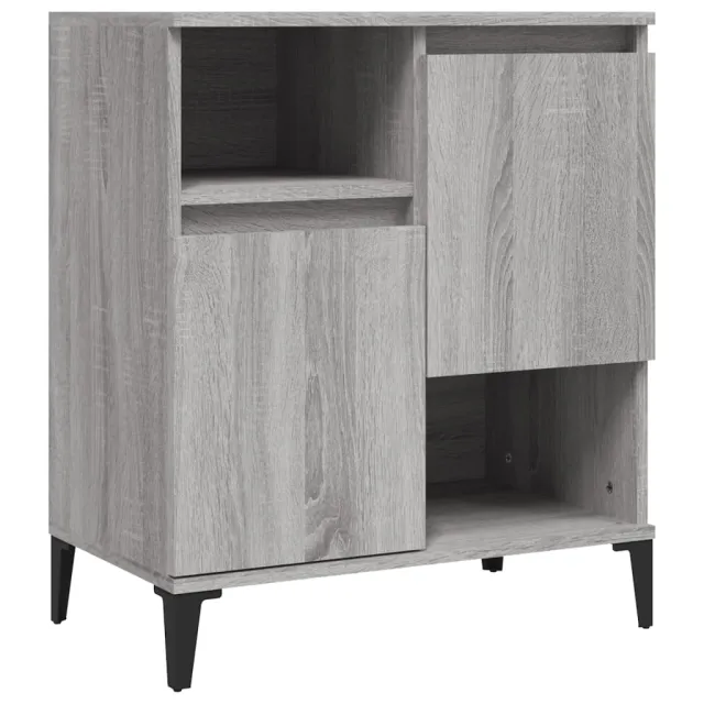 Buffets 3 pcs sonoma gris 60x35x70 cm bois d'ingénierie