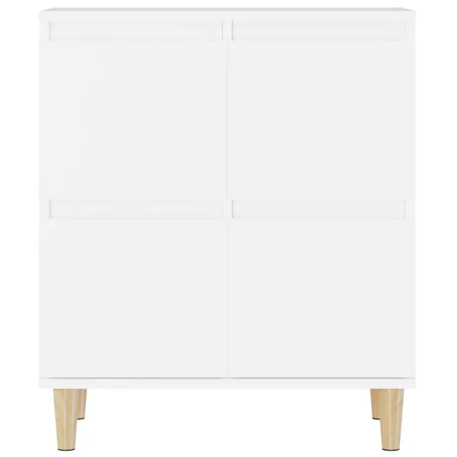 Buffets 2 pcs blanc 60x35x70 cm bois d'ingénierie
