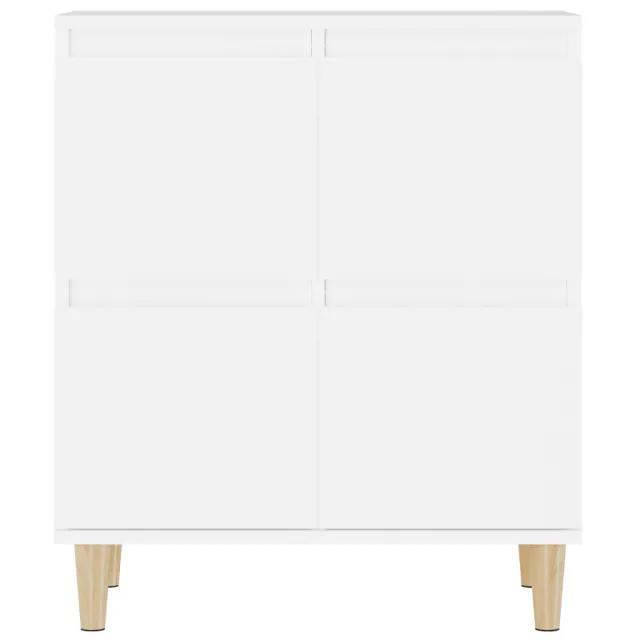 Buffets 3 pcs blanc 60x35x70 cm bois d'ingénierie