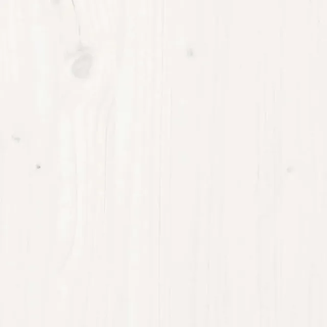 Salon de jardin 5 pcs avec coussins blanc bois massif