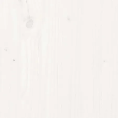 Salon de jardin 5 pcs avec coussins blanc bois massif