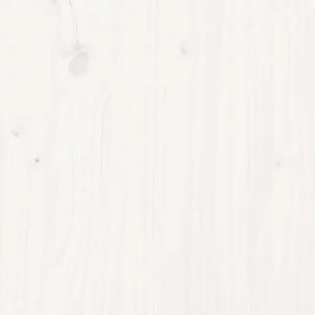 Salon de jardin 8 pcs avec coussins blanc bois massif