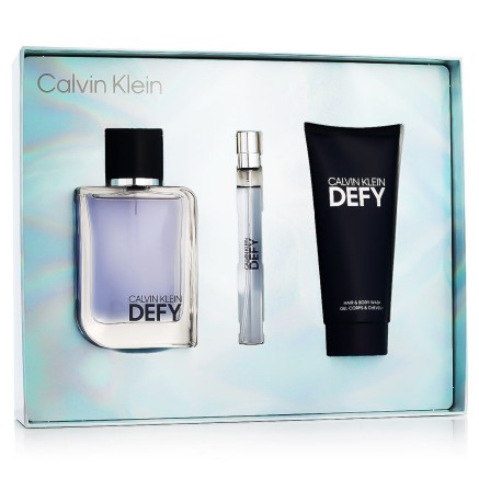 Set de Parfum Homme Calvin Klein Defy 3 Pièces 2