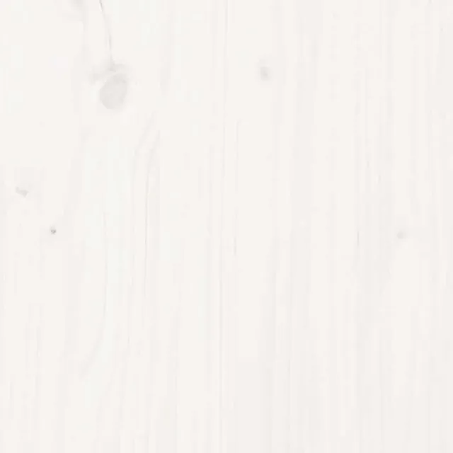 Salon de jardin 7 pcs avec coussins blanc bois massif