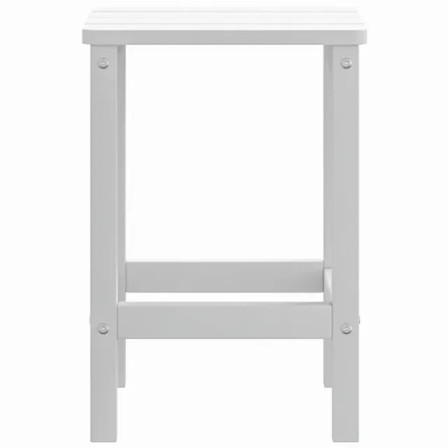 Table de jardin Adirondack Blanc 38x38x46 cm PEHD