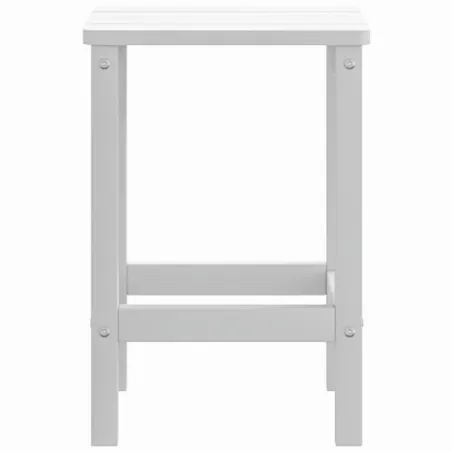 Table de jardin Adirondack Blanc 38x38x46 cm PEHD