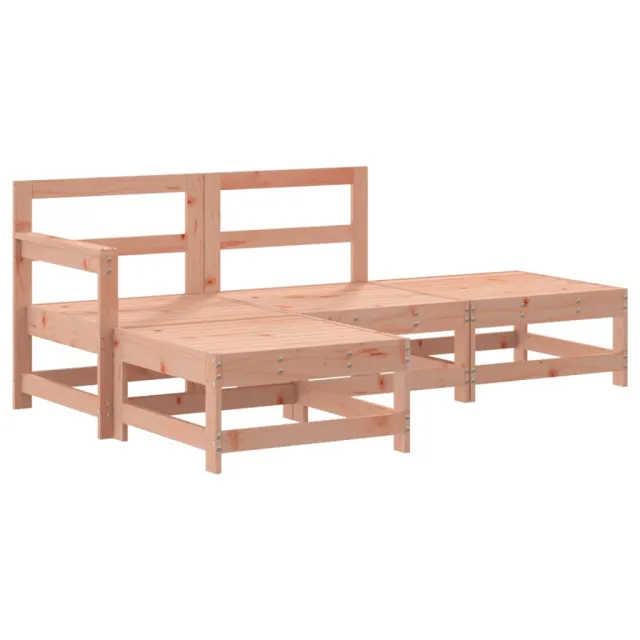 Salon de jardin 4 pcs bois massif douglas