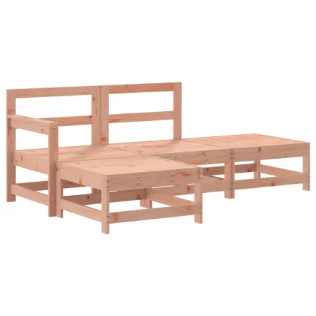 Salon de jardin 4 pcs bois massif douglas