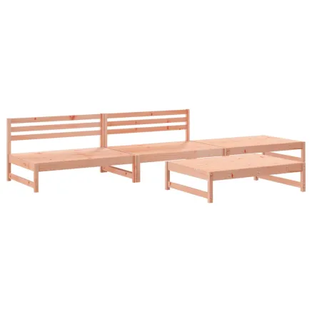 Salon de jardin 4 pcs bois massif douglas 2