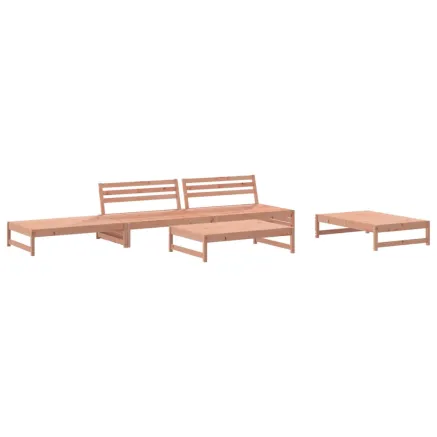 Salon de jardin 5 pcs bois massif douglas 2