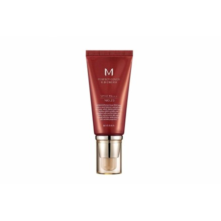 Hydrating Cream with Colour Missha M Perfect Cover Nº 23 Natural Beig