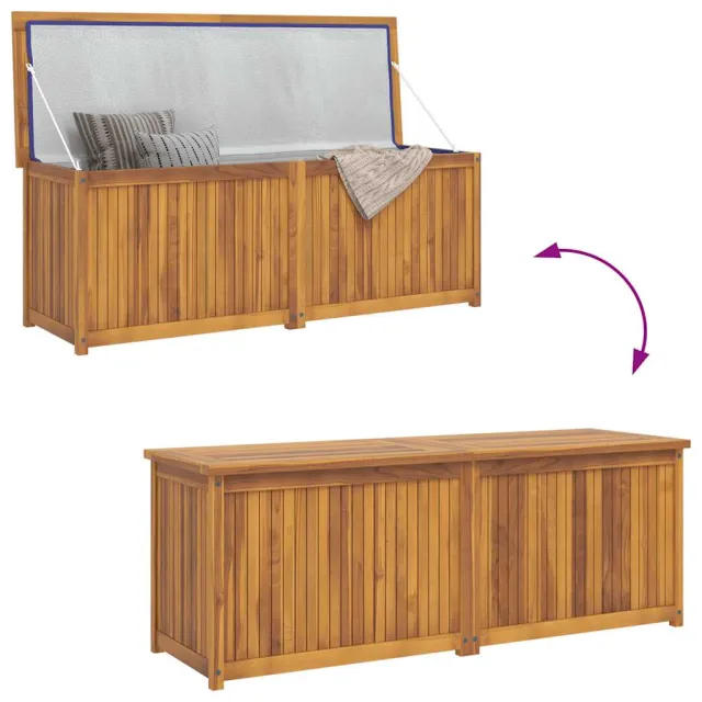 Boîte de jardin 150x50x55 cm Bois massif de teck